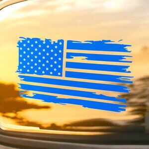 American Flag United States Of America Vinyl Decal